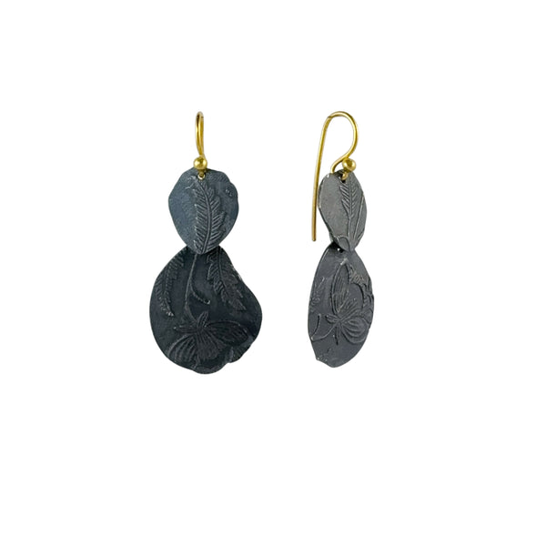 Keepsake Oxidised Small Earrings - Cynthia Nge