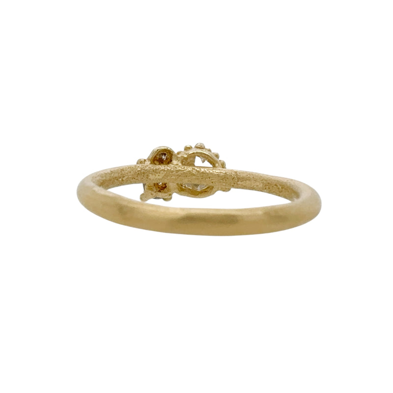 Beaded Contrast Cluster Ring - Ruth Tomlinson