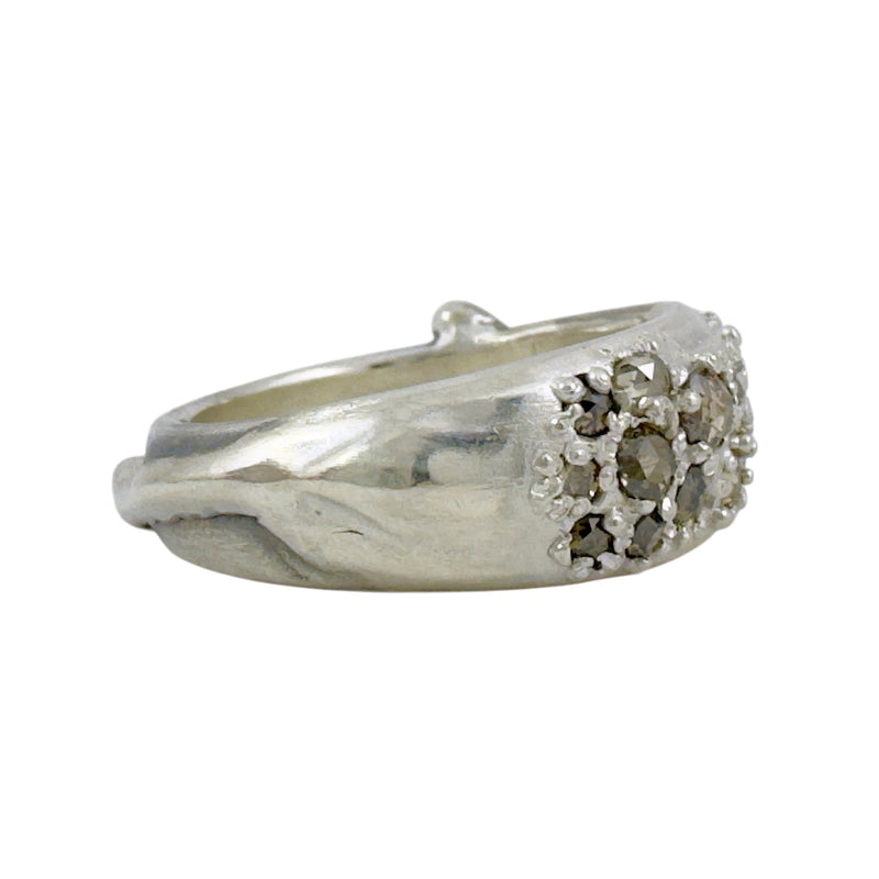 Silver & Diamond Ring - Atelier Narce