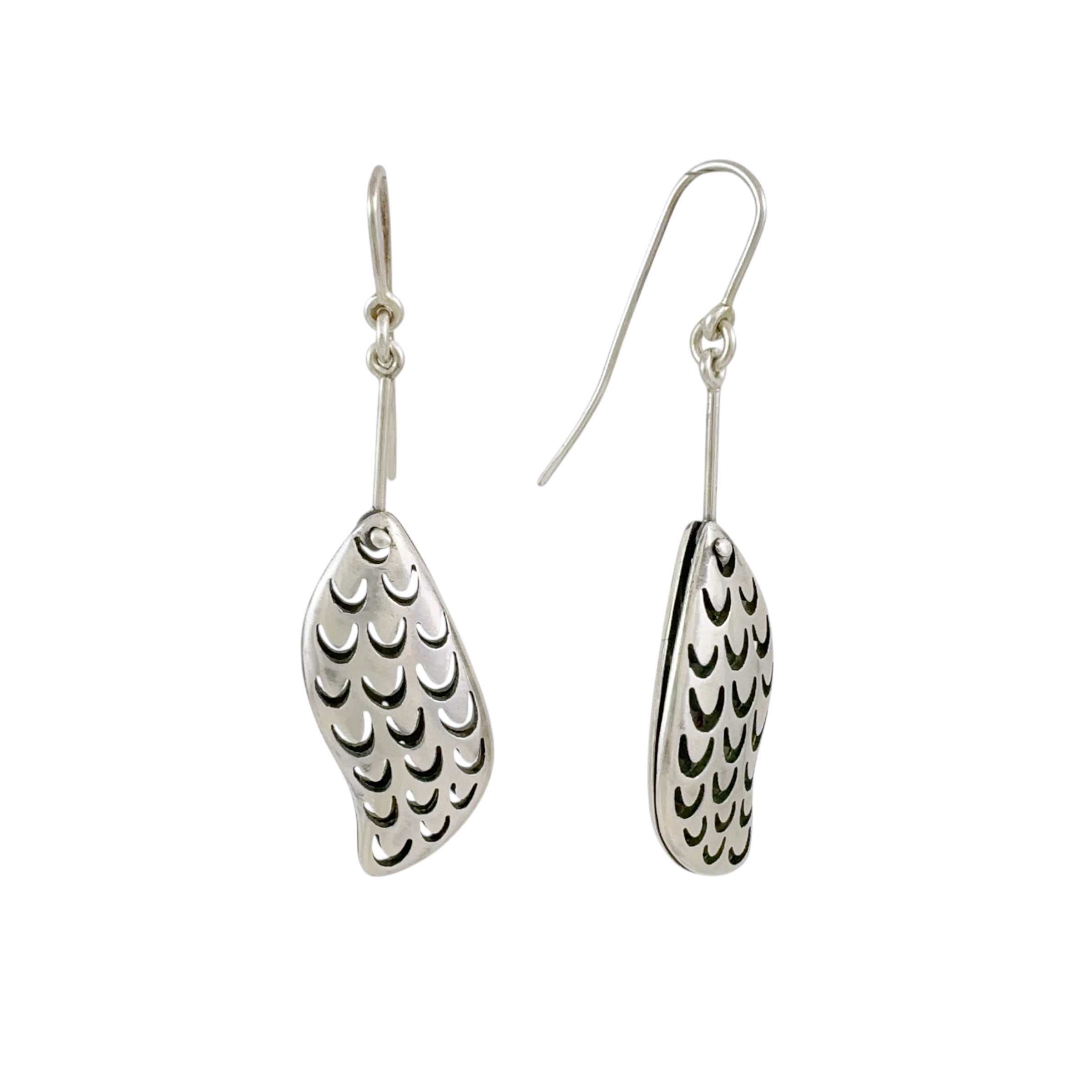 Pod Earrings Medium - Catherine White