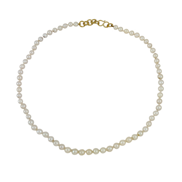 Maru Rice Pearl Necklace - Kaoru Rogers