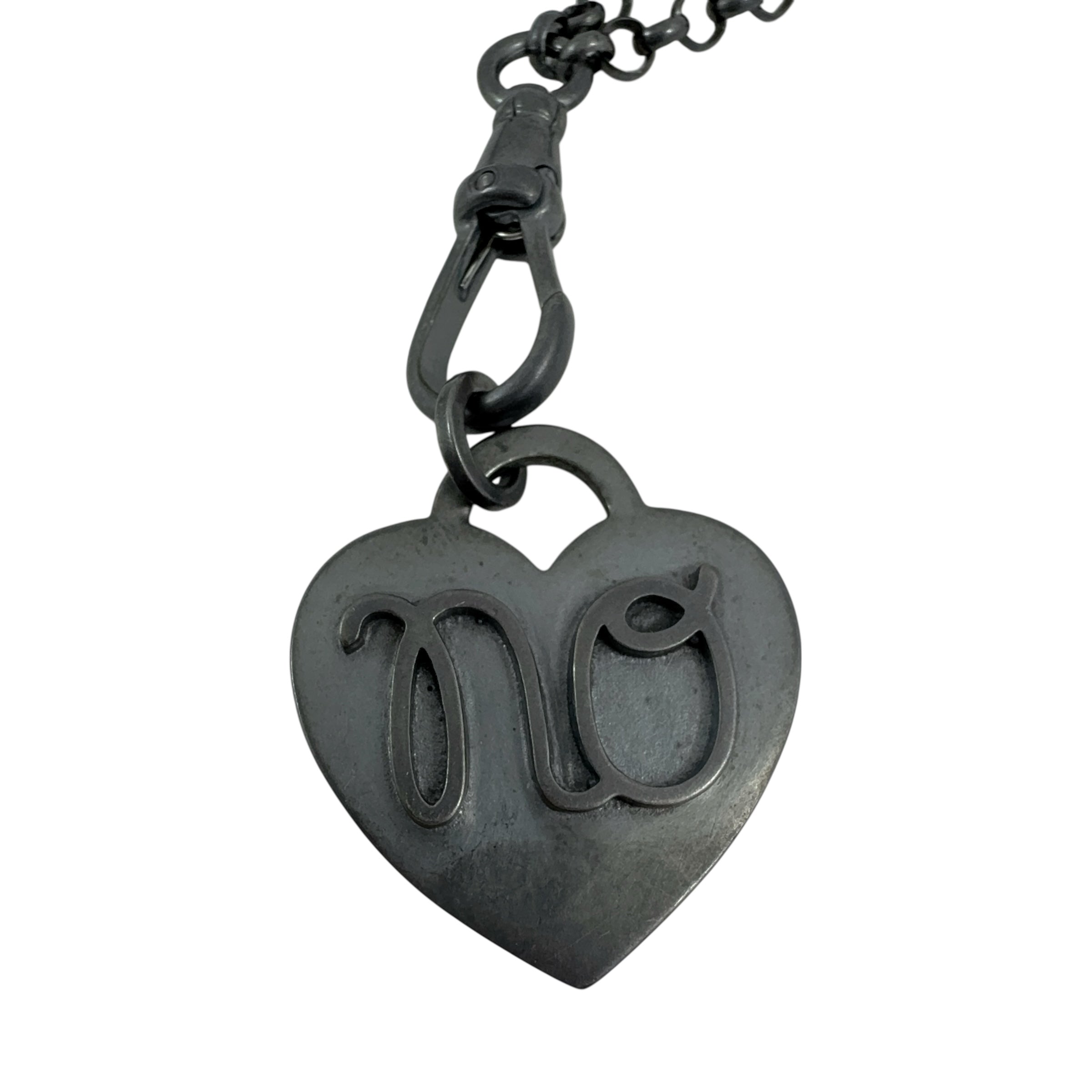 No Heart Charm Necklace -  Erica Bello