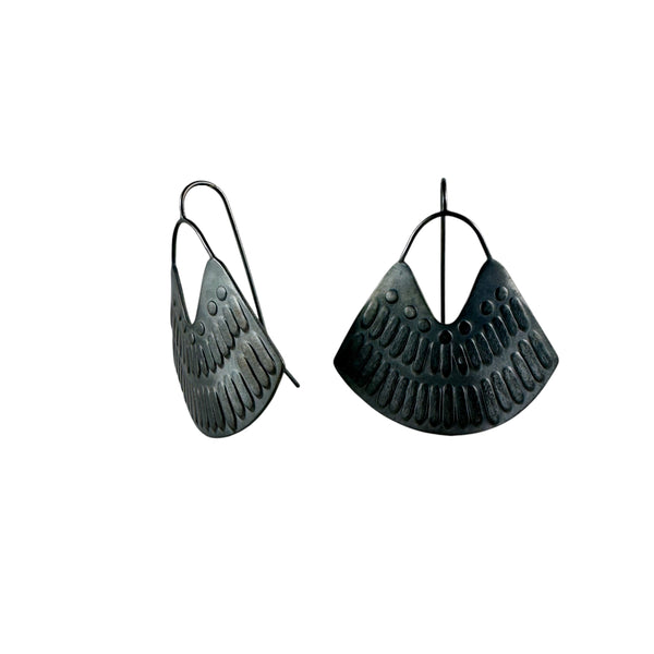 Gifted Warrior Oxidised Earrings - Milly Thomas