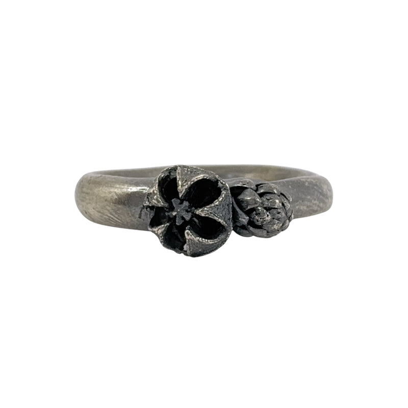 Beachcomber Oxidised Silver Ring - Melinda Young