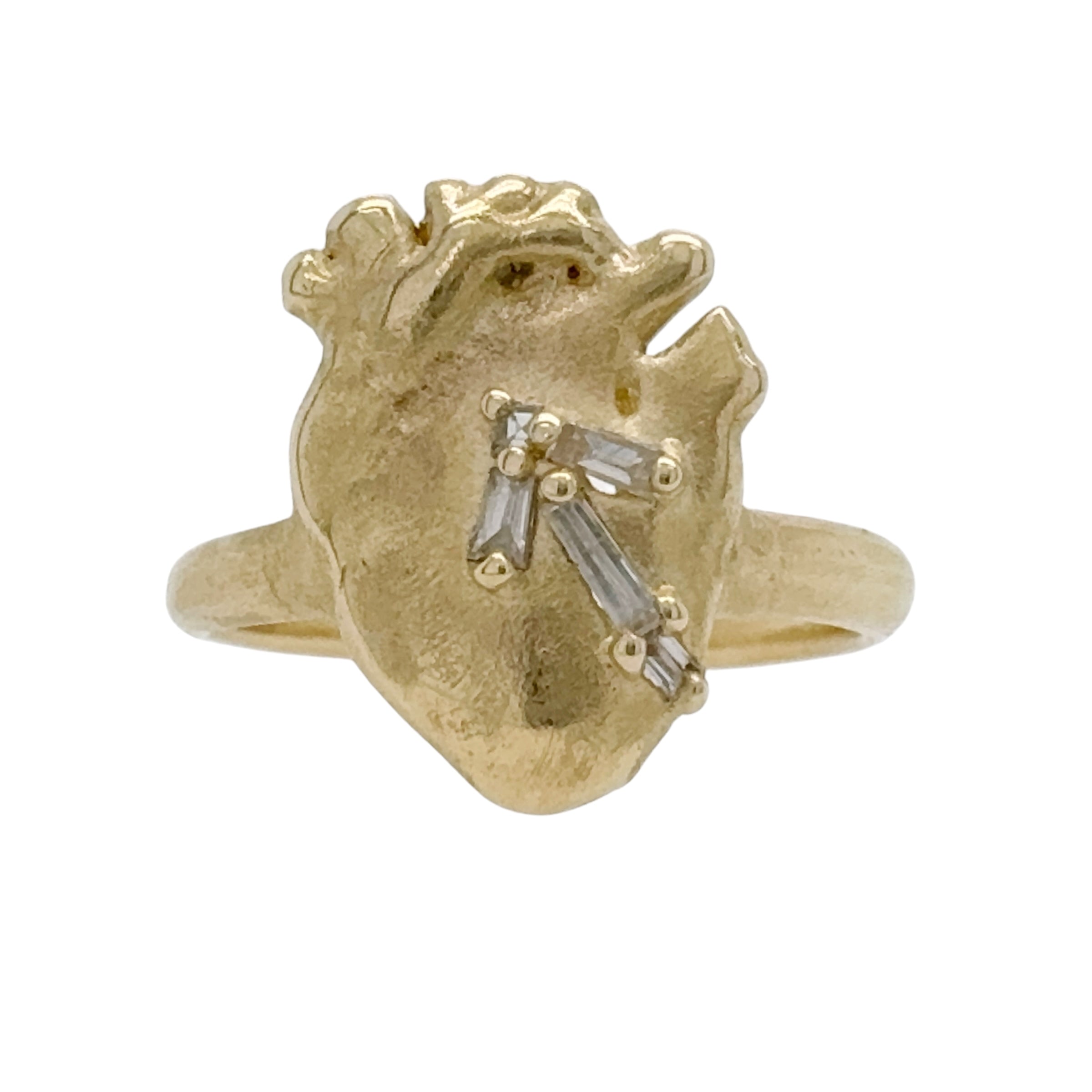You Are Here Gold Ring - Atelier Narce