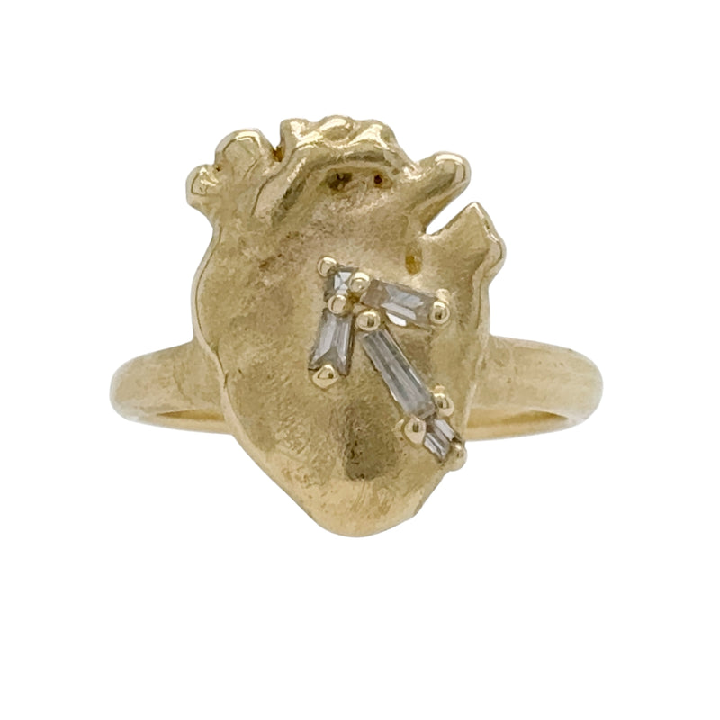 You Are Here Gold Ring - Atelier Narce