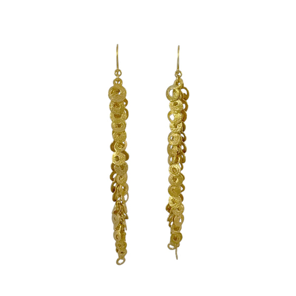 Melt and Fuse Goddess Long Earrings  - Virginia Sprague