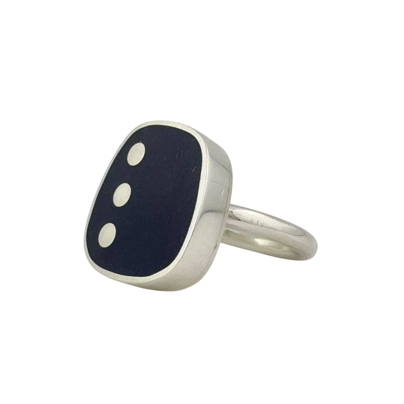 Three Dot Large Ring - Christine Battocchio