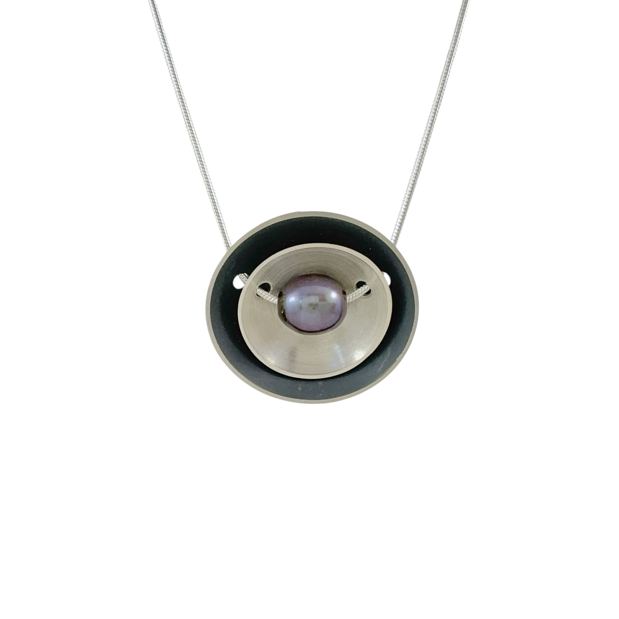 Double Periwinkle Pearl Necklace -  Katheryn Leopoldseder
