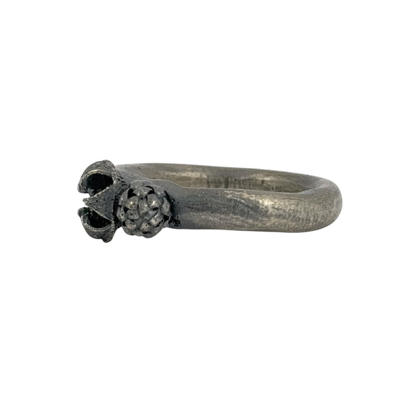 Beachcomber Oxidised Silver Ring - Melinda Young