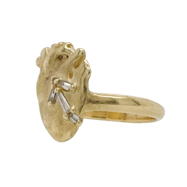 You Are Here Gold Ring - Atelier Narce