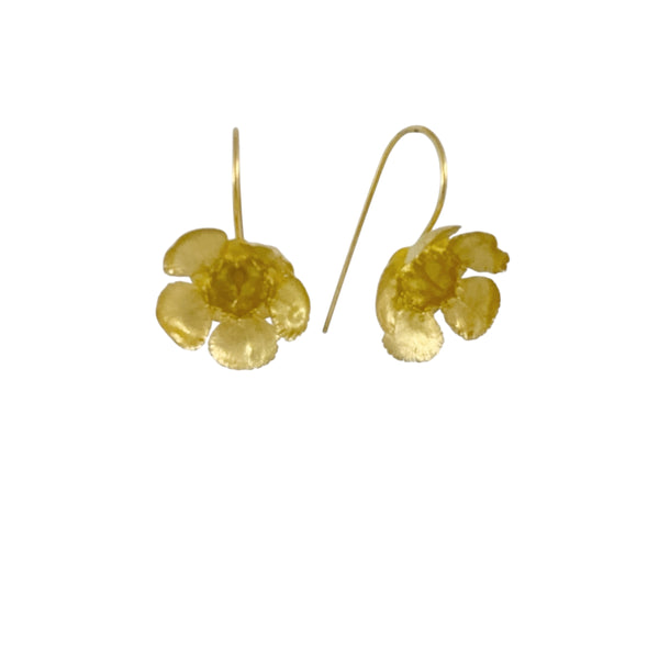 Geraldton Wax Gold Plated Earrings - Anja Jagsch