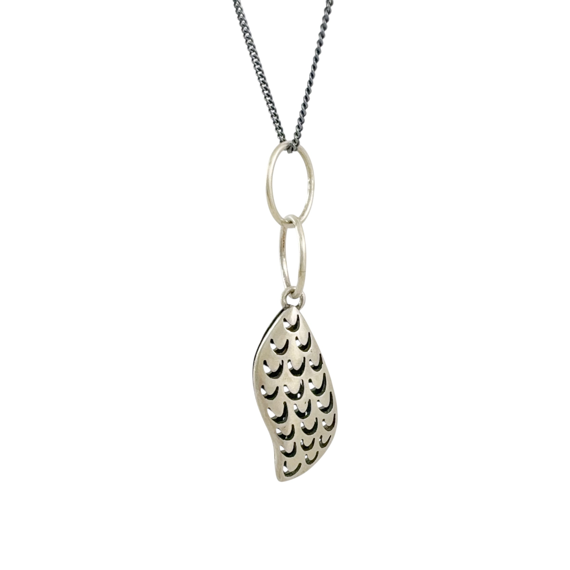 Medium Pod Pendant - Catherine White
