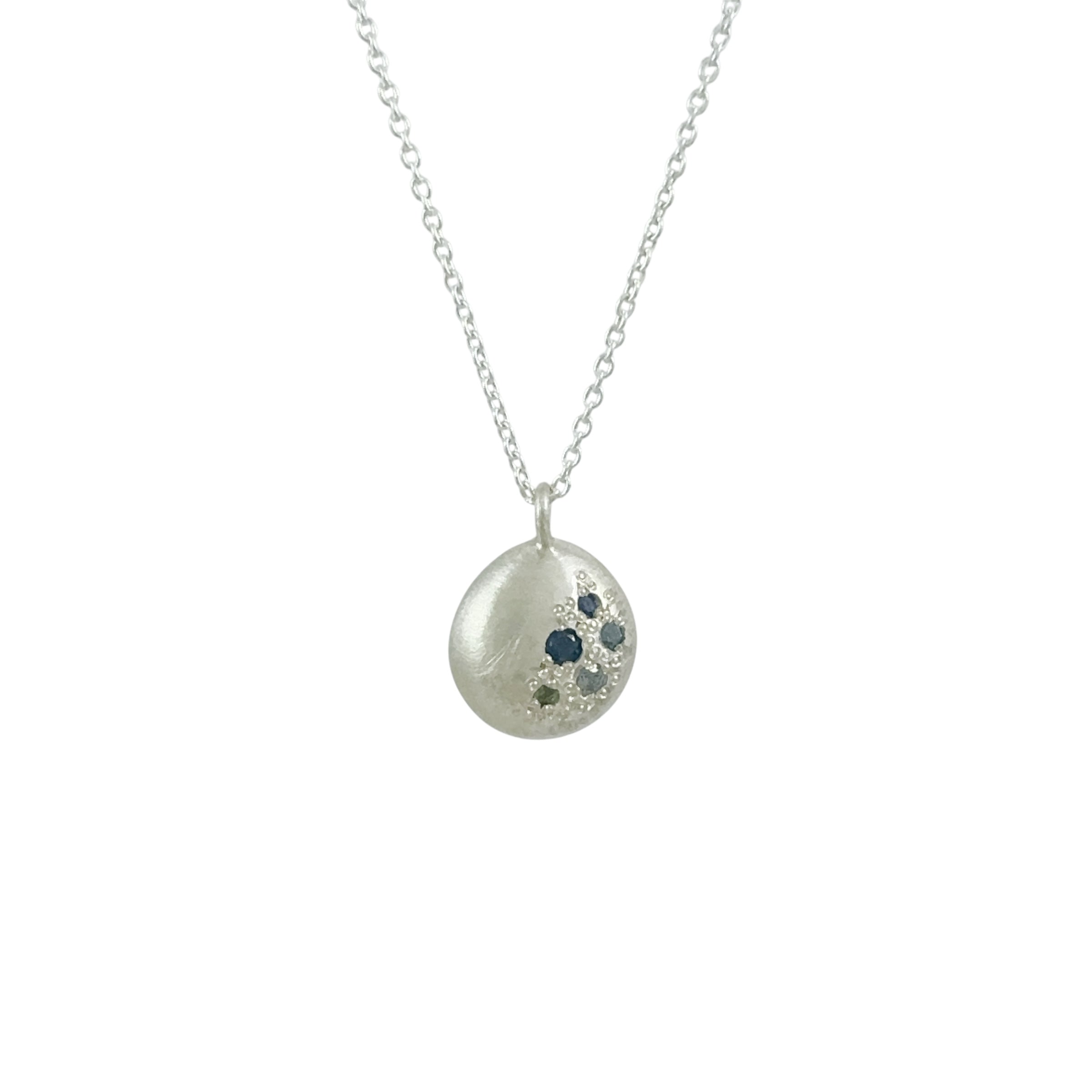 Ocean Glimmer Pendant Necklace -  Katheryn Leopoldseder