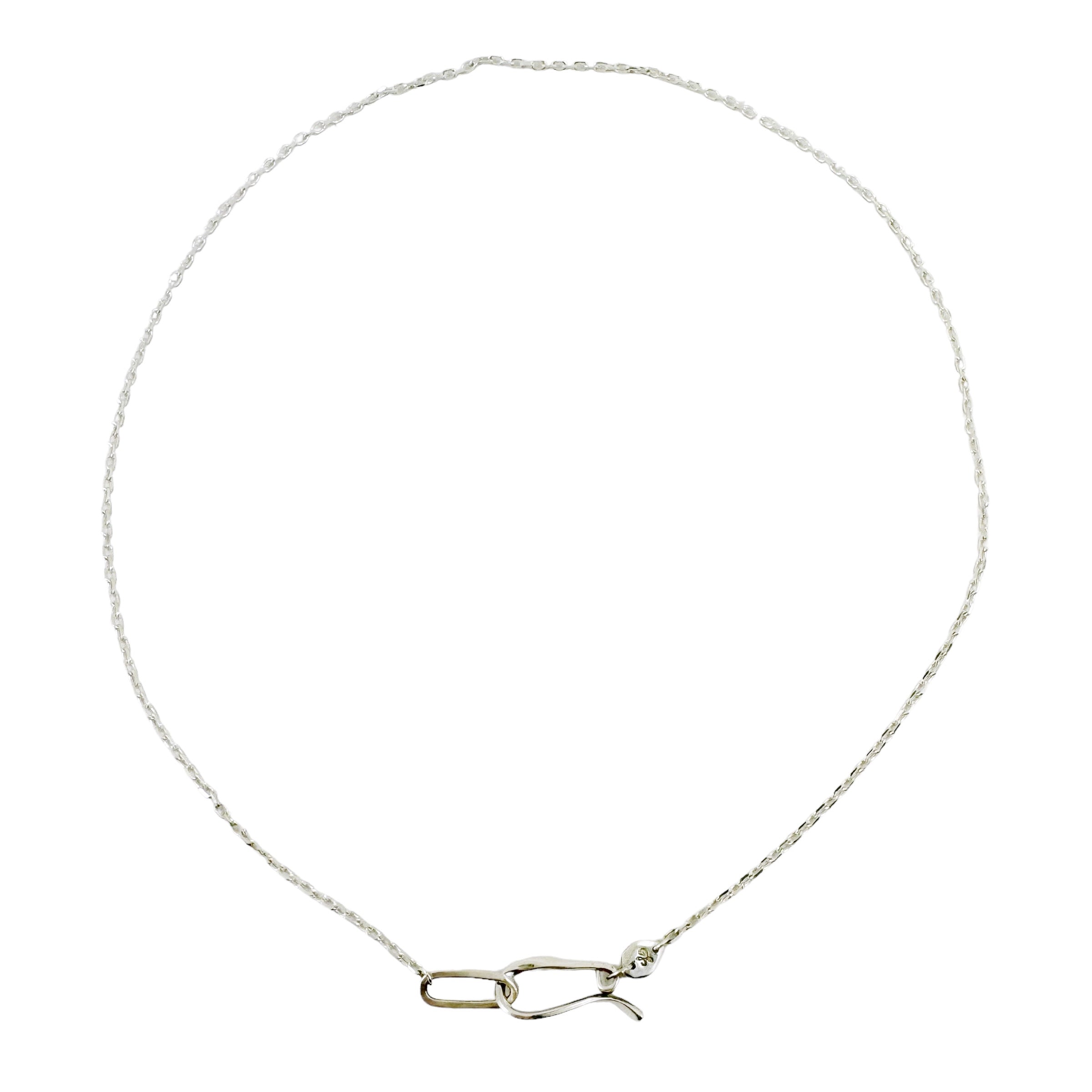 Staple Sterling Silver Necklace - Leah Abercrombie
