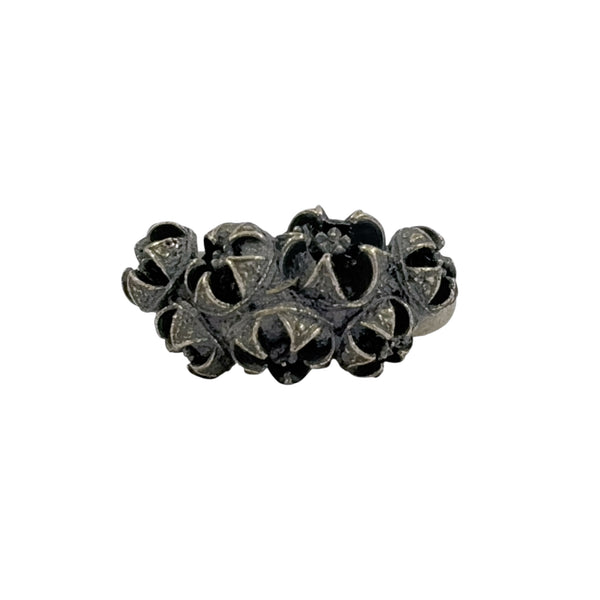 Beachcomber Oxidised Silver Ring - Melinda Young