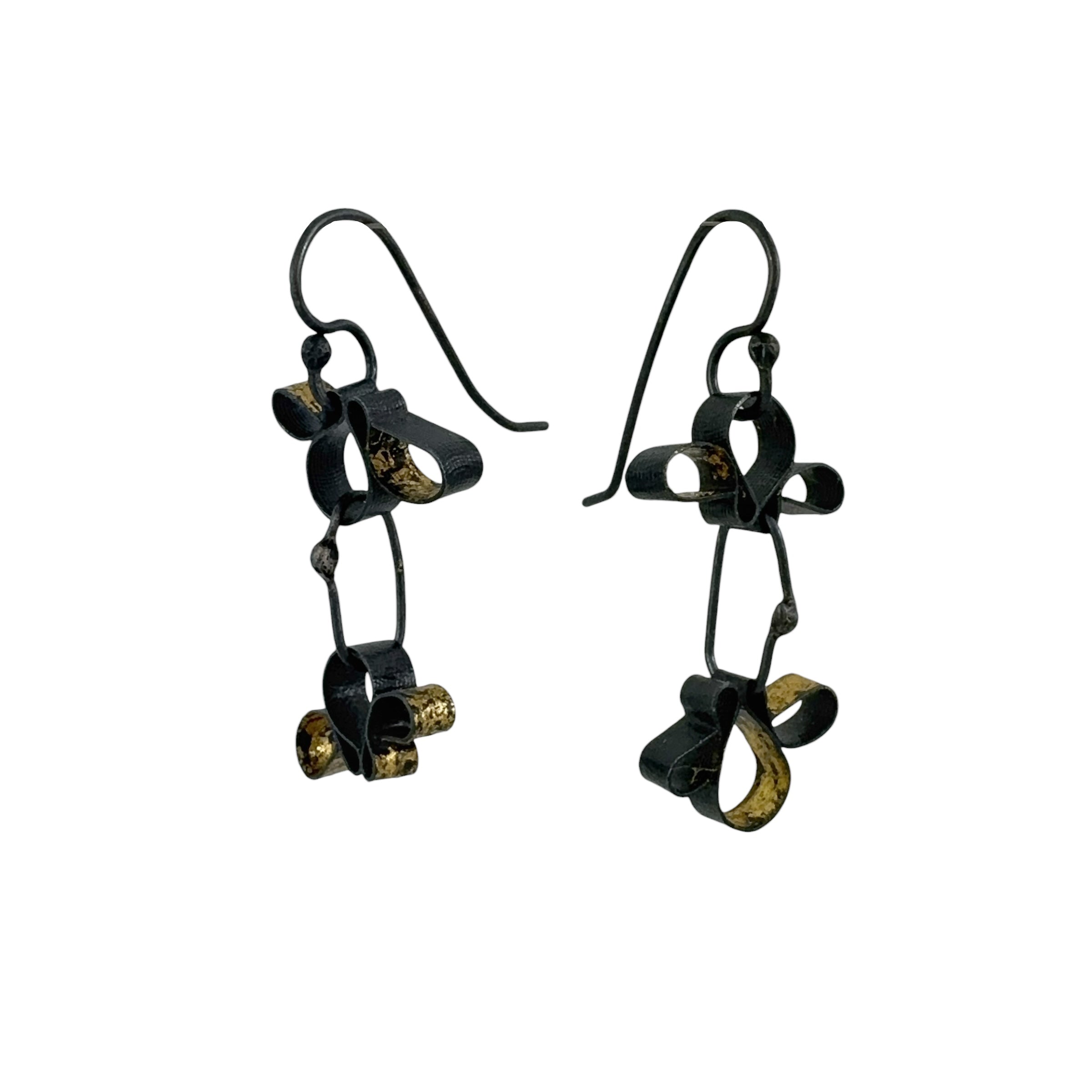 Peony Bud 2 Drop Earrings - Yuko Fujita