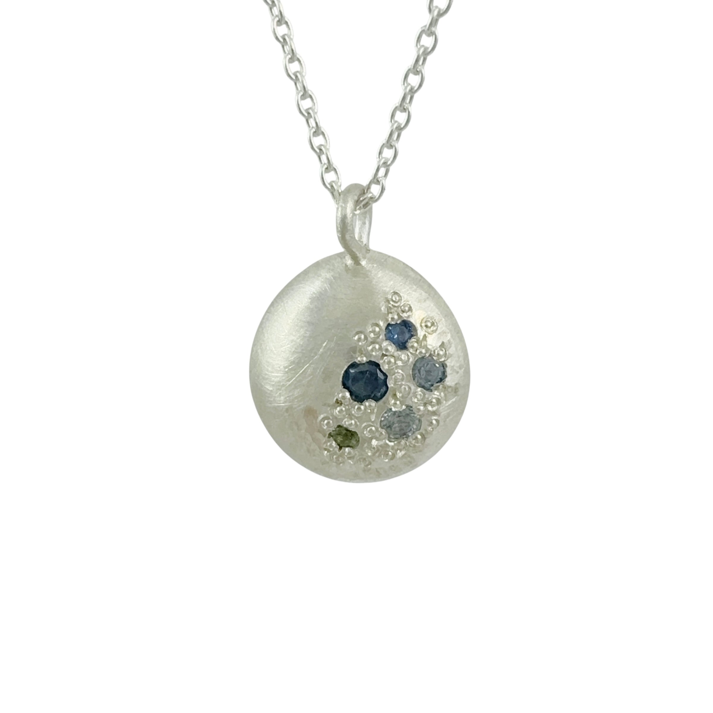 Ocean Glimmer Pendant Necklace -  Katheryn Leopoldseder