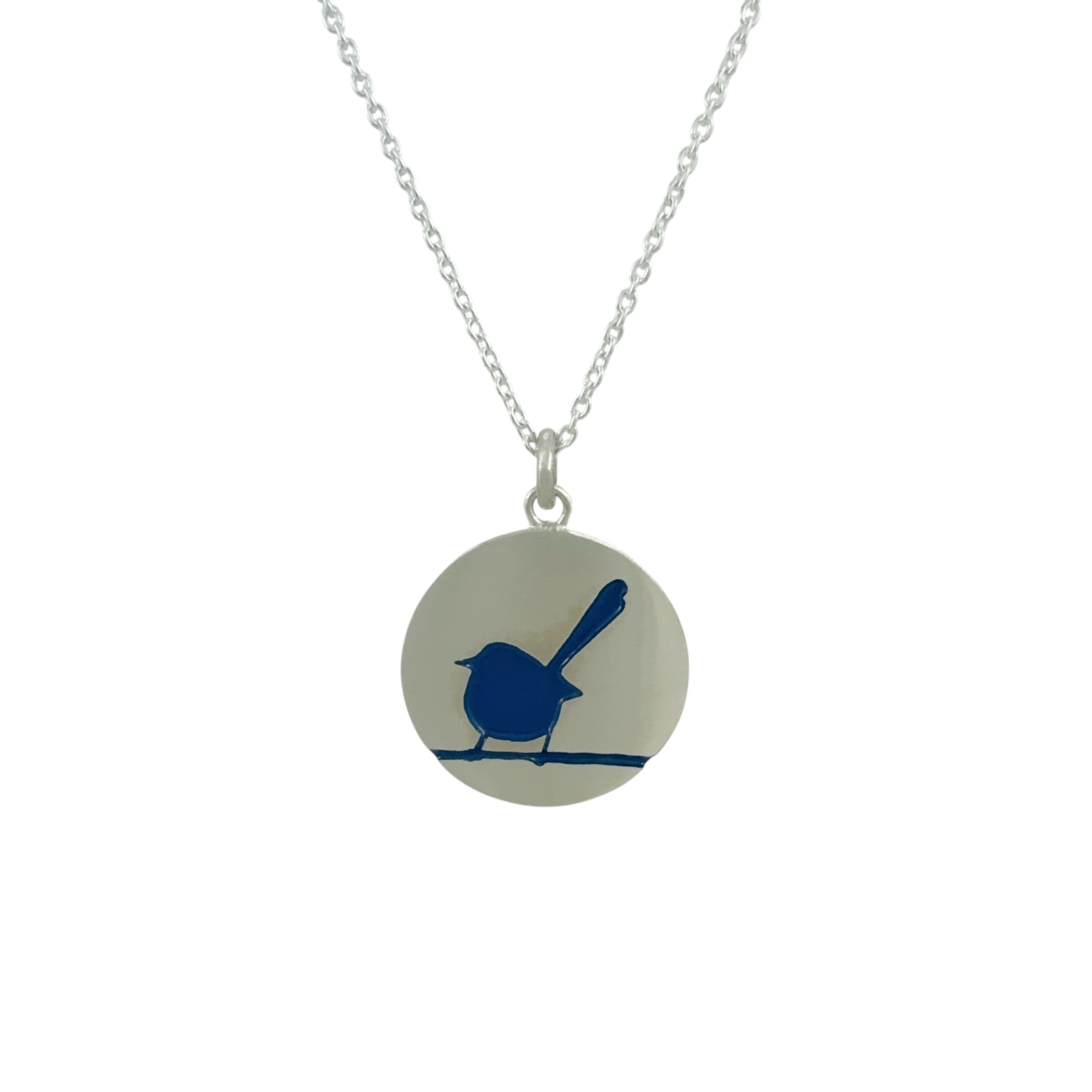 Blue Wren Pendant - Emma Kidson