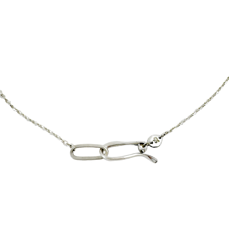 Staple Sterling Silver Necklace - Leah Abercrombie