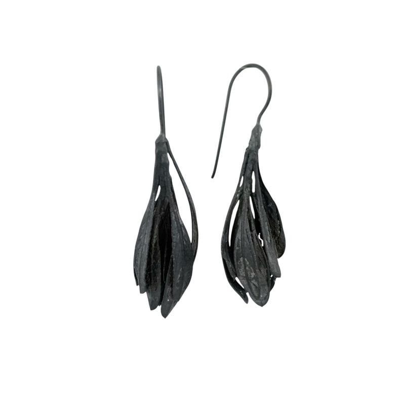 Silver Bush Oxidised Hooks - Anja Jagsch
