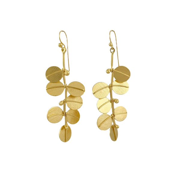 Golden Kowhai in the Wind Earrings - Cynthia Nge
