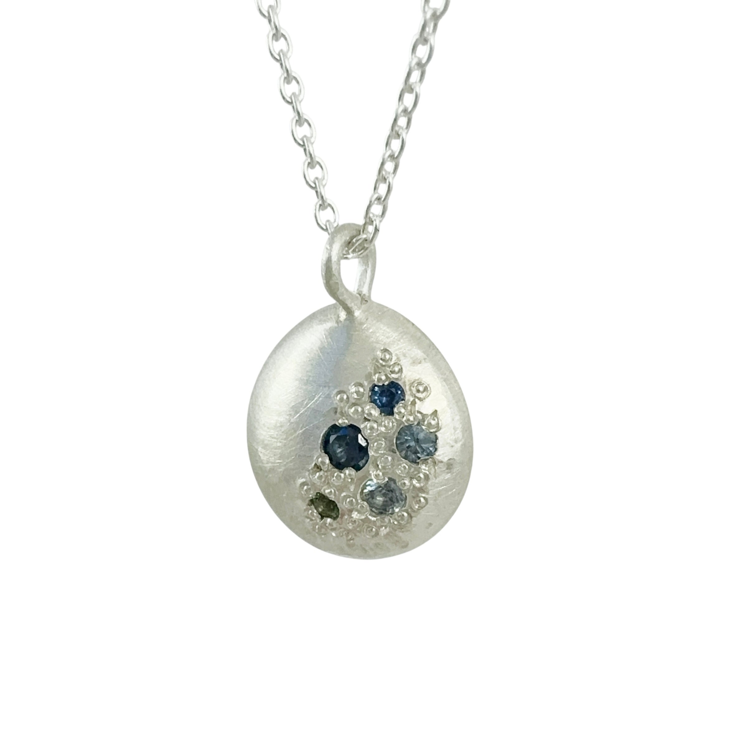 Ocean Glimmer Pendant Necklace -  Katheryn Leopoldseder