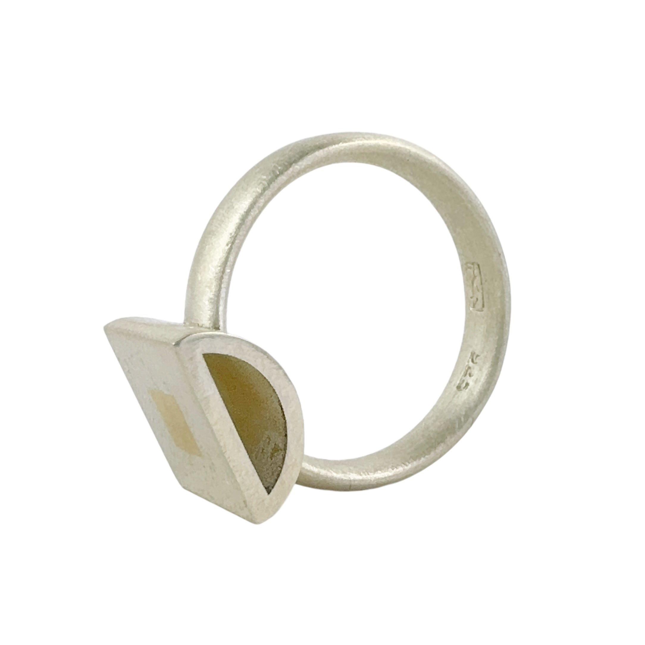Married Metal Squares Ring - Melanie Ihnen