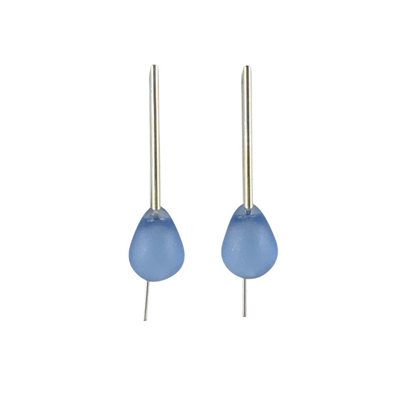 Agatha Light Blue Earrings - Lisa Jose