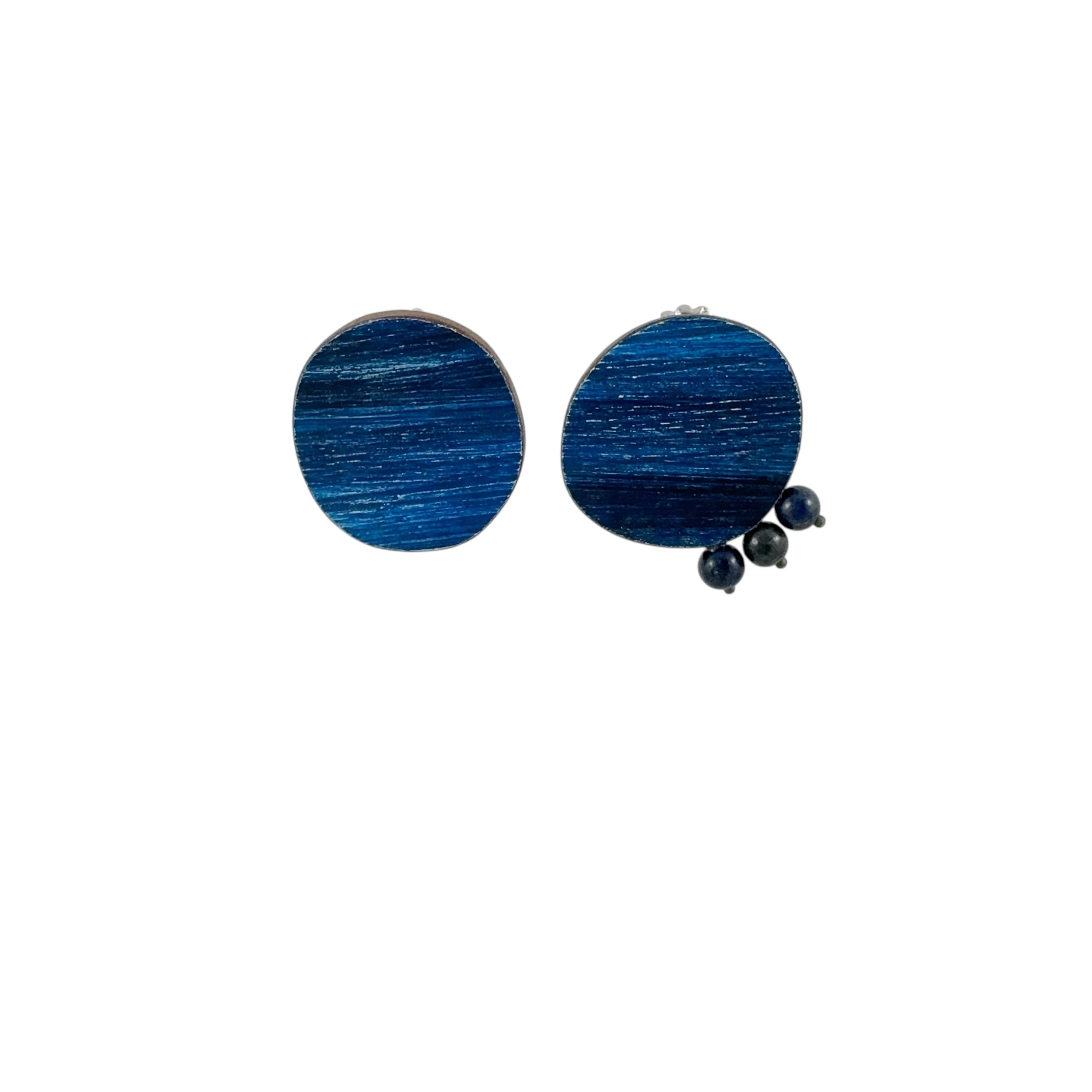 Landlines 'Midnight' Studs - Melinda Young