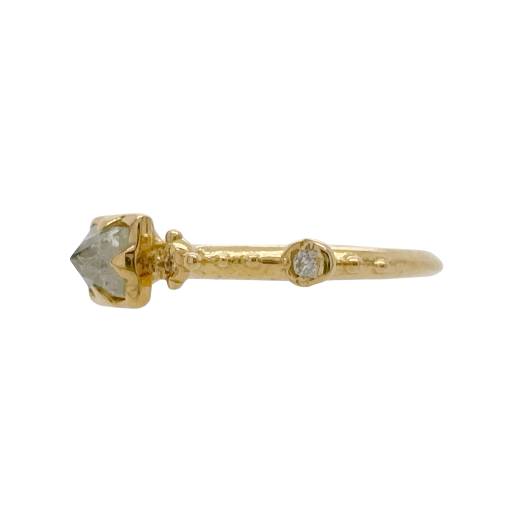 Square Diamond Ring - Rusty Thought