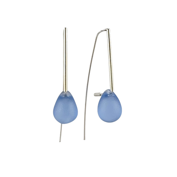 Agatha Light Blue Earrings - Lisa Jose