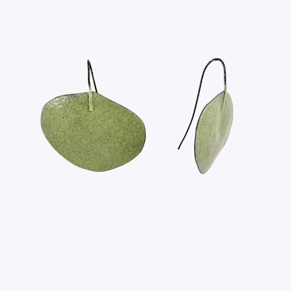Happa Eucalyptus Silver Dollar Earrings - Kaoru Rogers