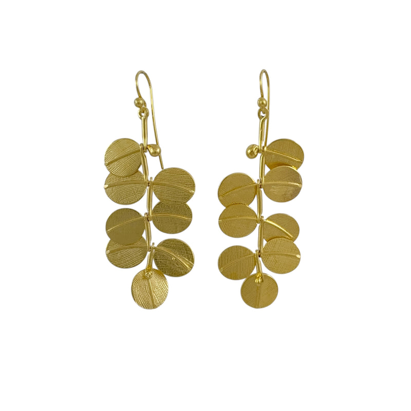Golden Kowhai in the Wind Earrings - Cynthia Nge