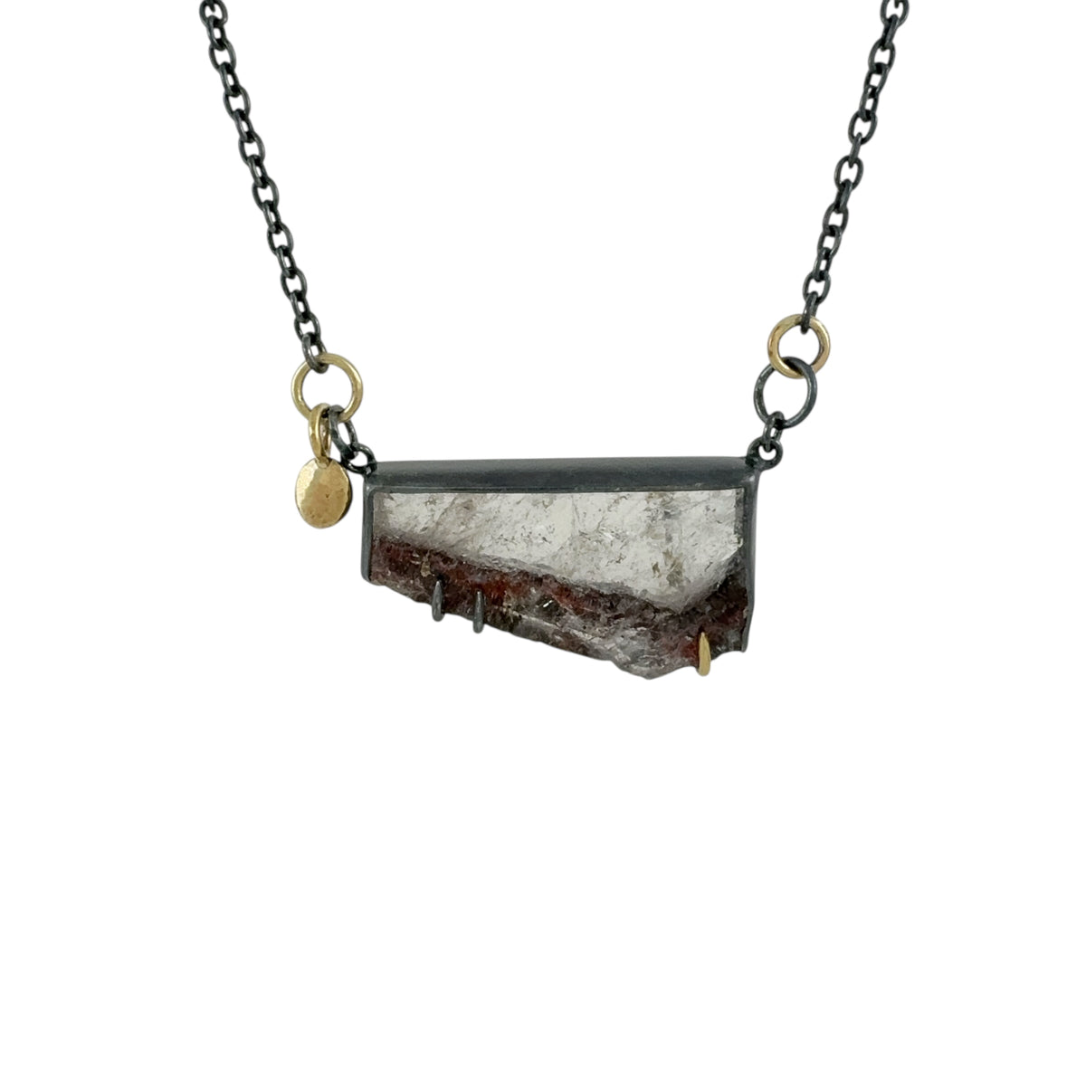Lepidocrocite & Silver Pendant - Regina Krawets