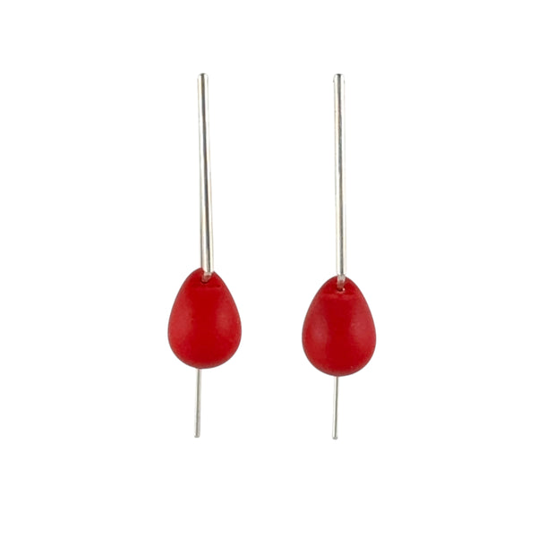 Agatha Red Earrings - Lisa Jose