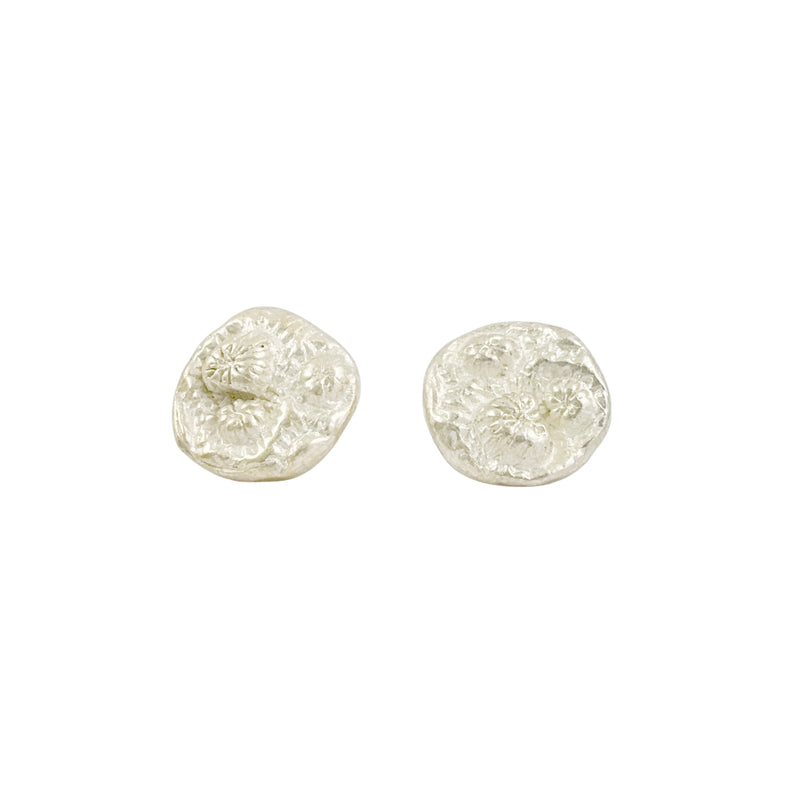 Beachcomber 'Coral Imprint' Studs - Melinda Young