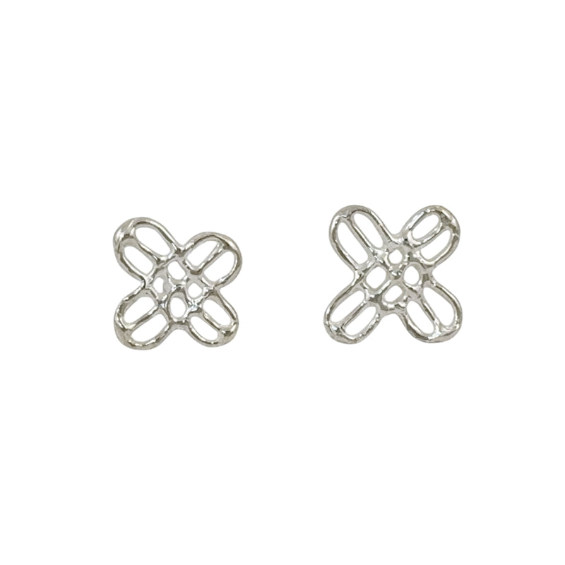 Wallflower Silver Studs - Anna Vlahos