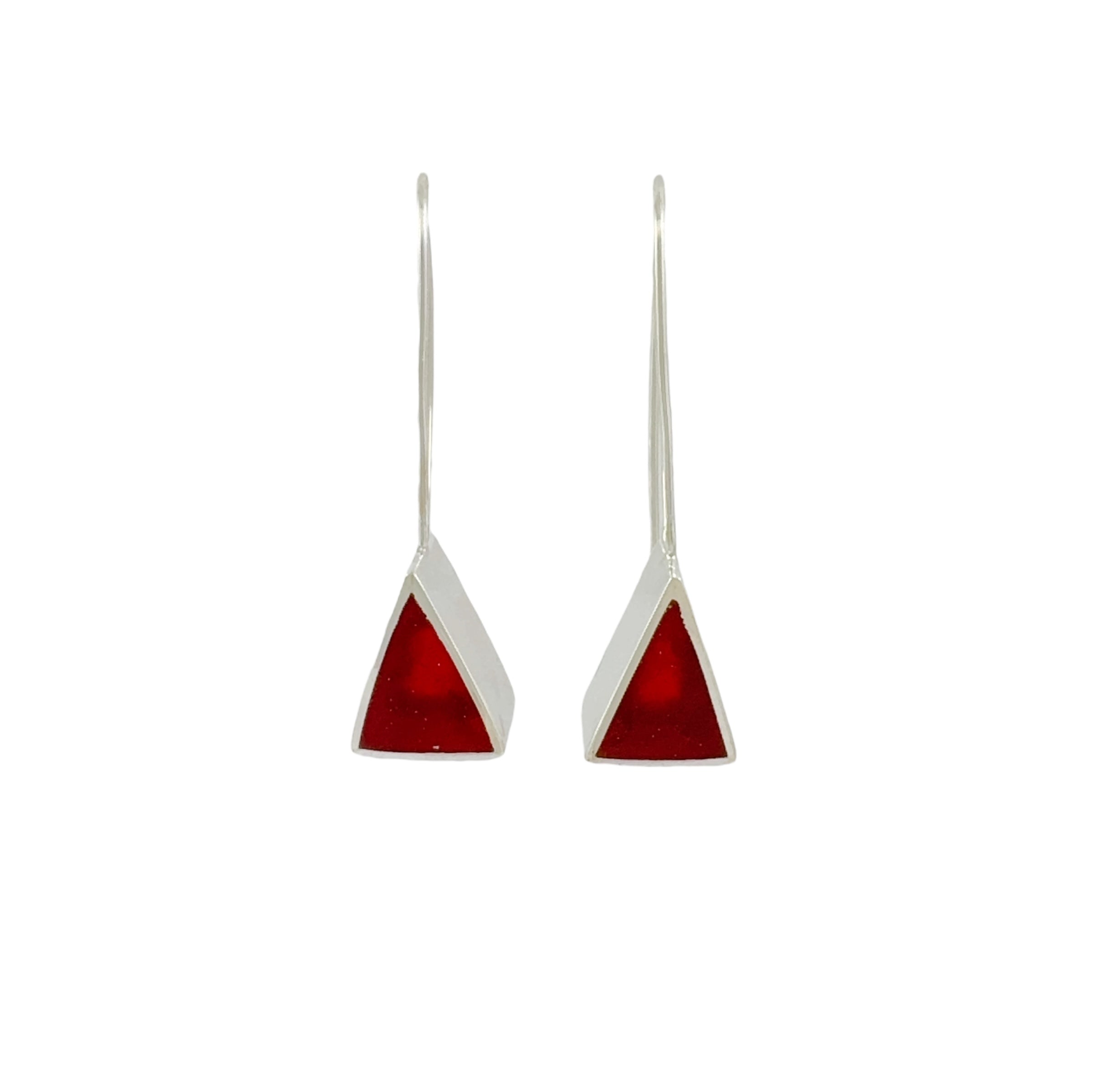 Long Triangle Hooks - Christine Battocchio