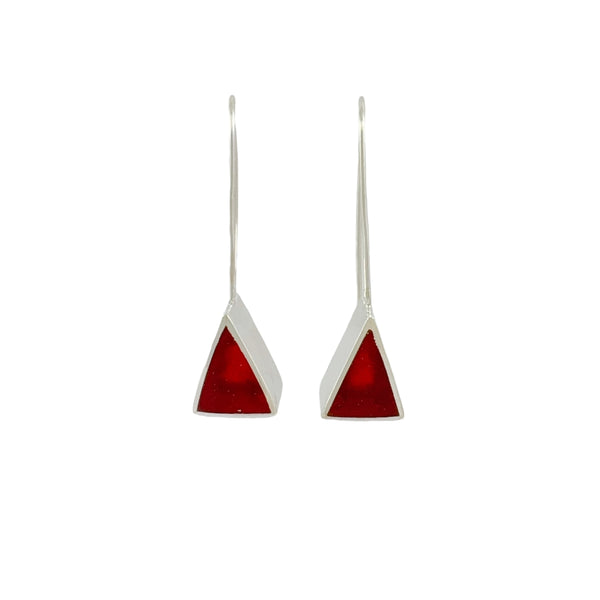 Long Triangle Hooks - Christine Battocchio