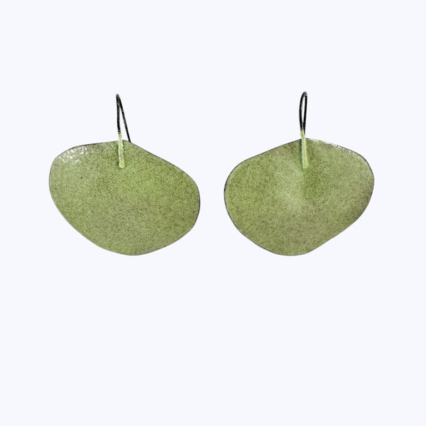Happa Eucalyptus Silver Dollar Earrings - Kaoru Rogers