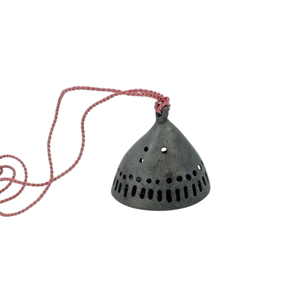 Carpo Oxidised Silver Pendant - Anna Vlahos