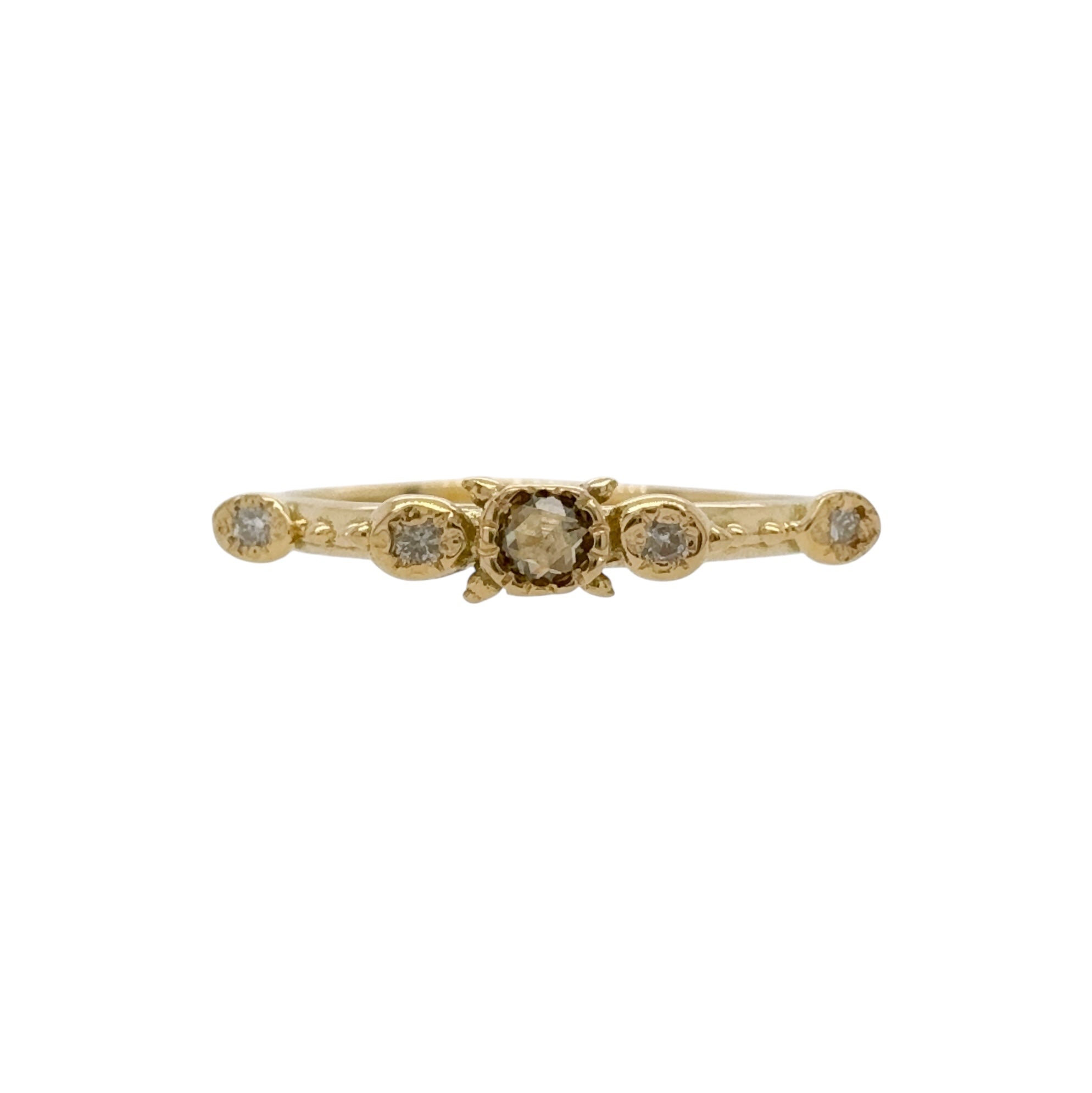Champagne Diamond Ring - Rusty Thought