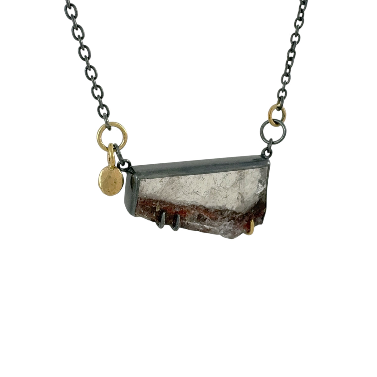 Lepidocrocite & Silver Pendant - Regina Krawets