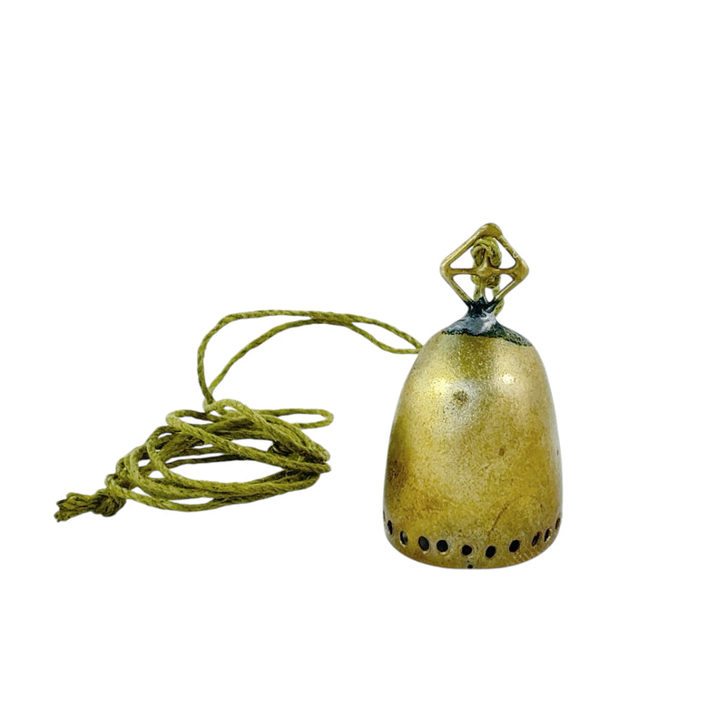 Biting Bell Brass Necklace - Anna Vlahos