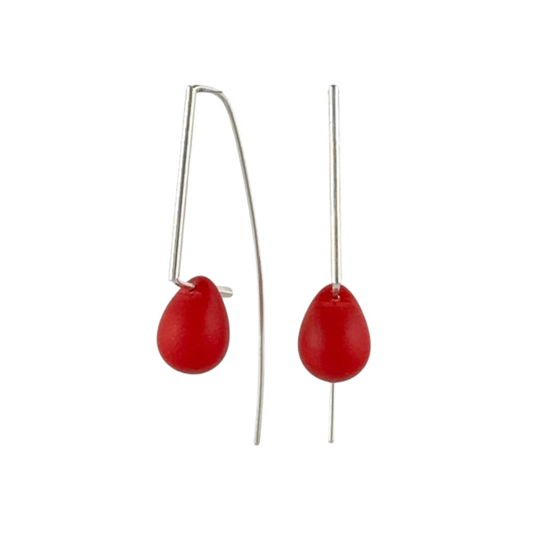 Agatha Red Earrings - Lisa Jose