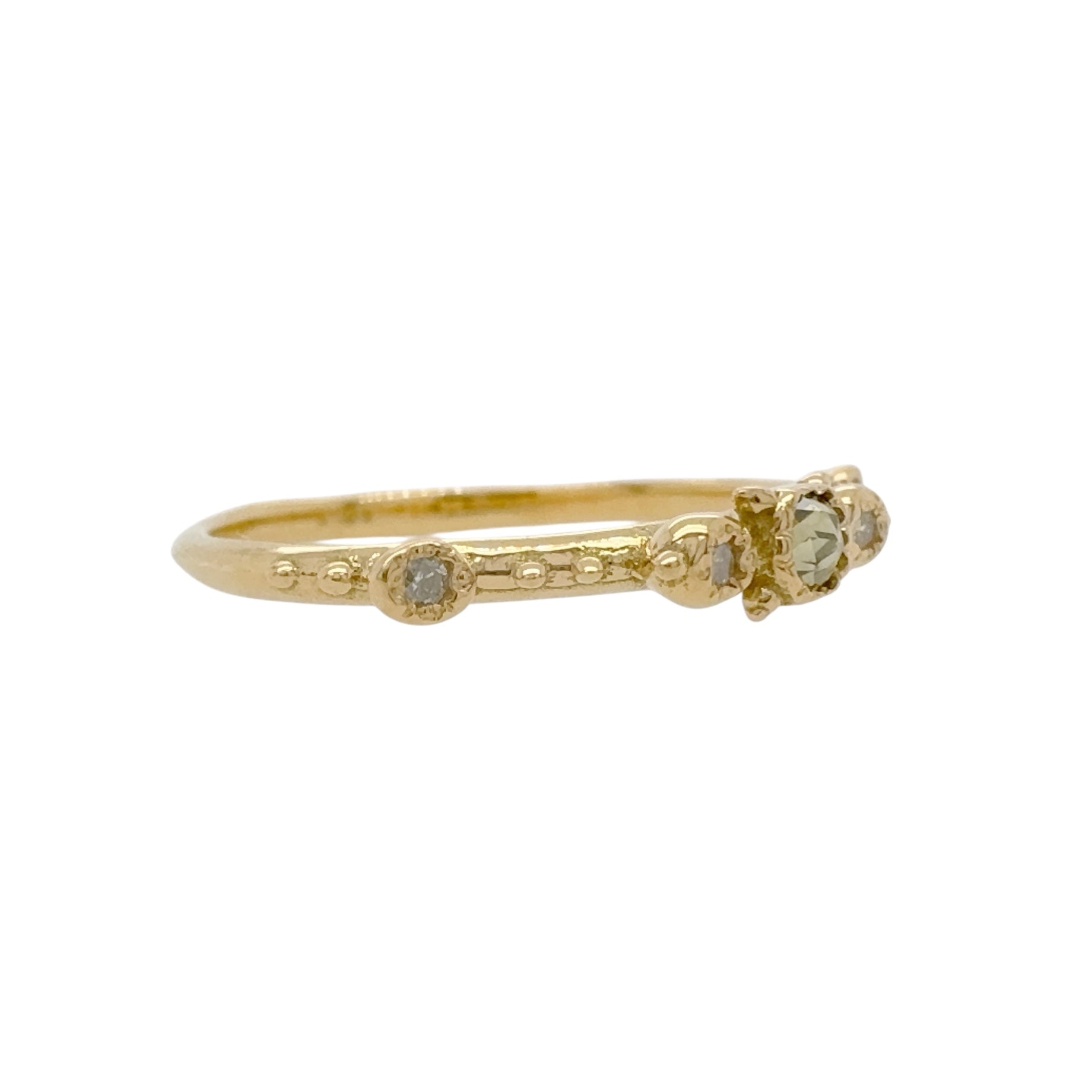 Champagne Diamond Ring - Rusty Thought