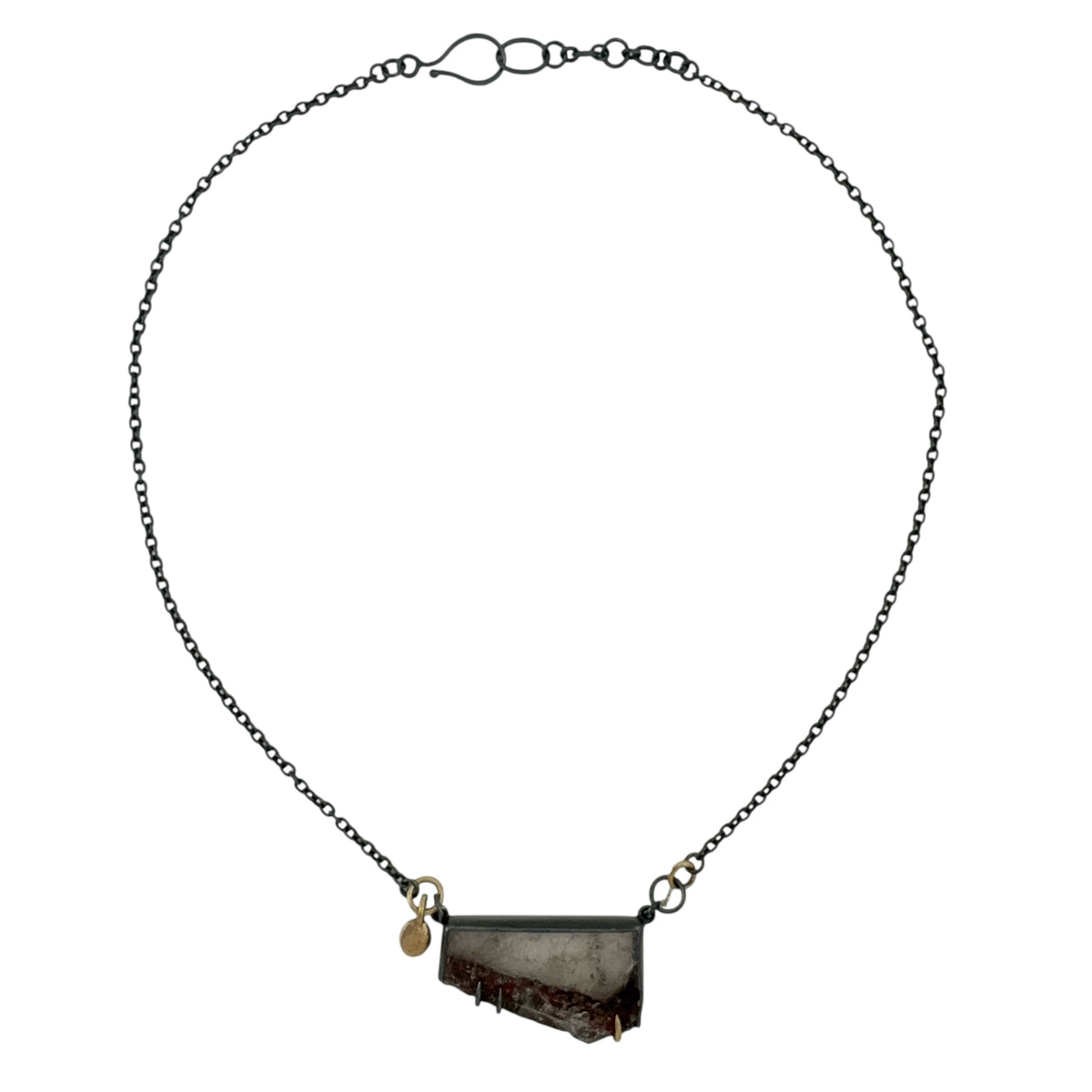 Lepidocrocite & Silver Pendant - Regina Krawets