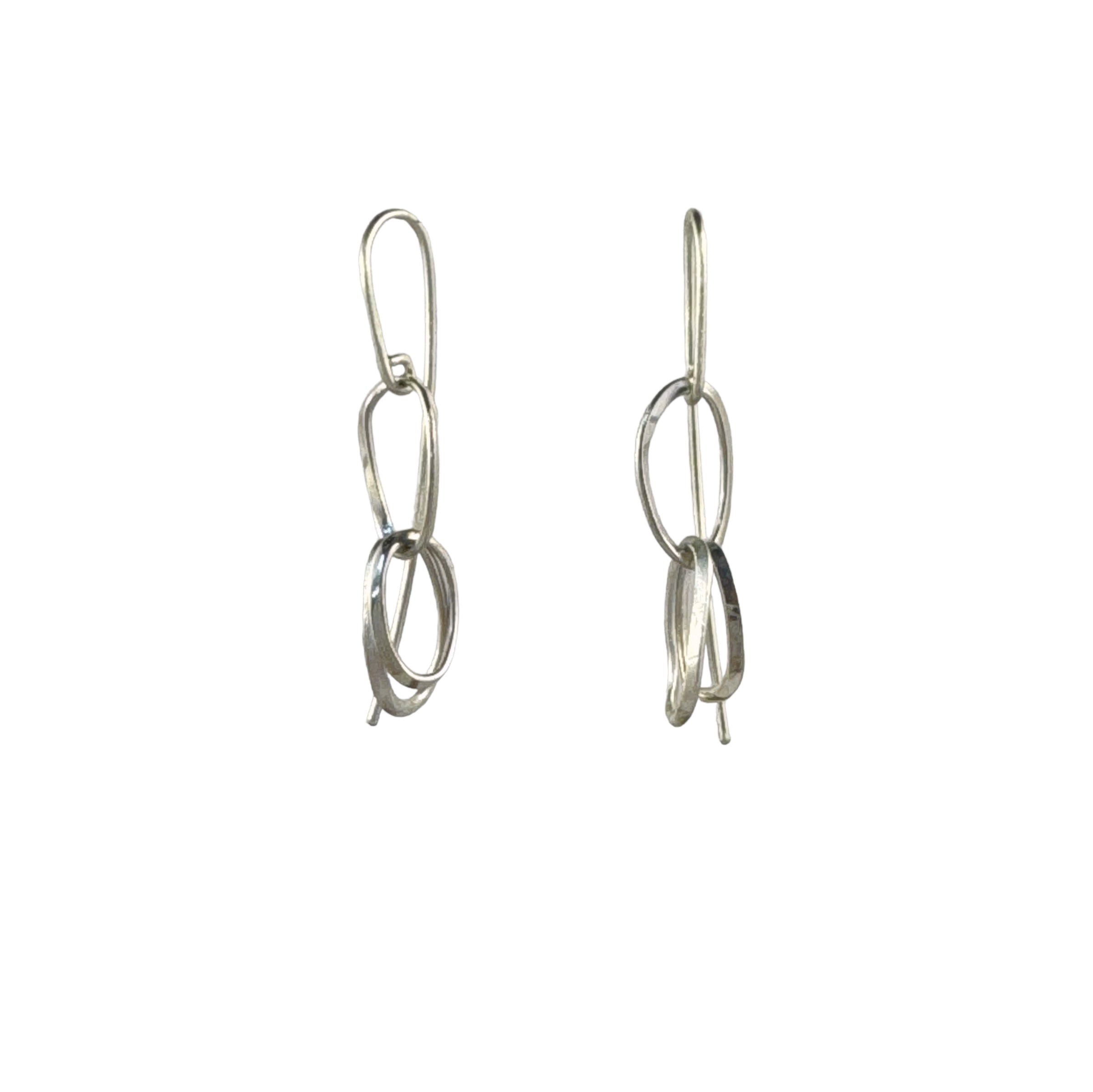 Sundance Double Silver Earrings - Leah Abercrombie