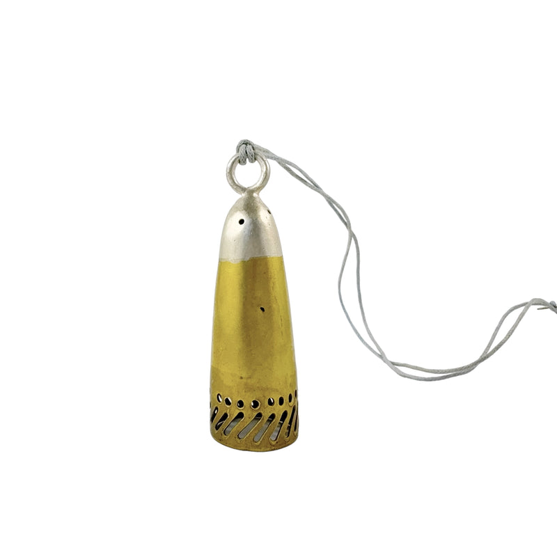 Biting Bell Two Metal Necklace - Anna Vlahos